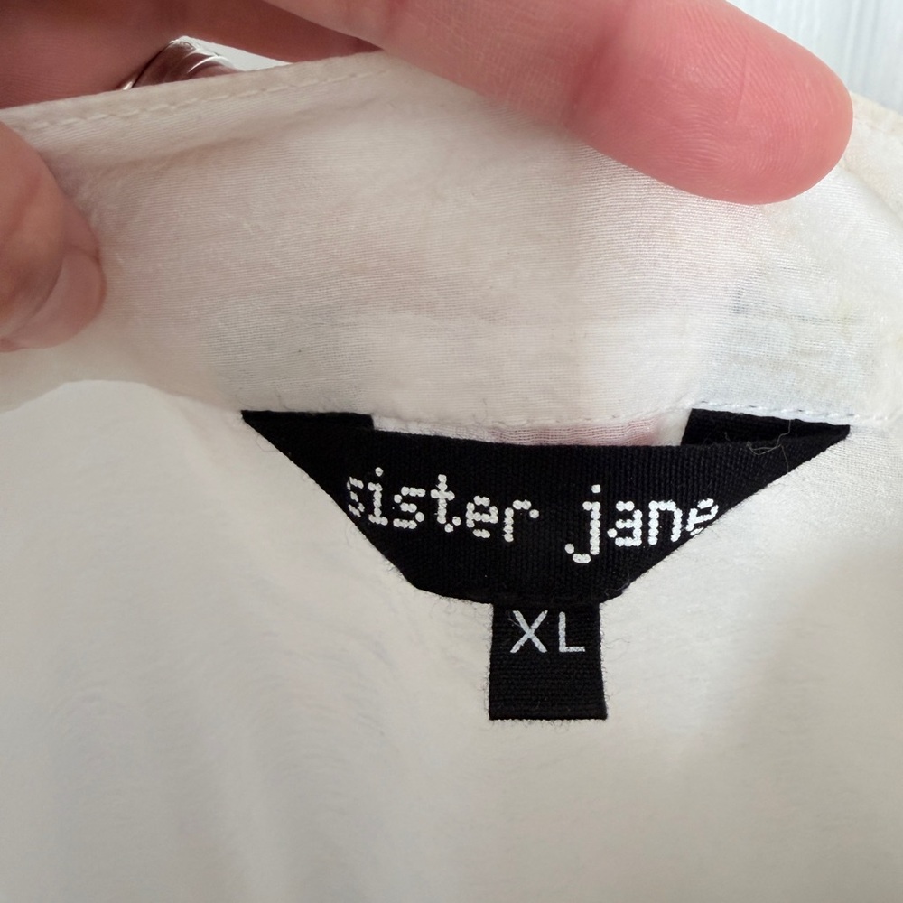 Sister Jane Light Blue and White Tent Dress - Picture 8 of 9